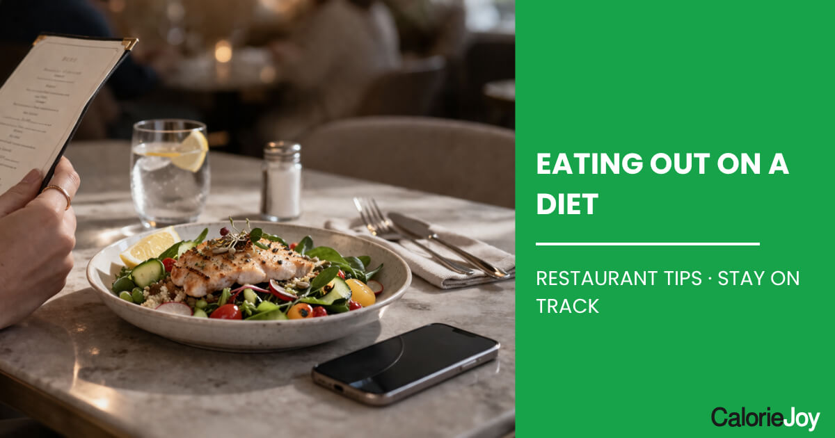 Eating Out While Counting Calories: A Practical Guide