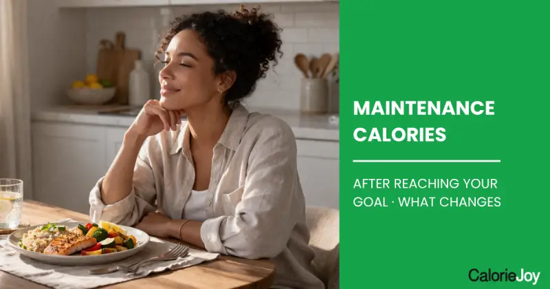 Maintenance Calories: What to Do After You Reach Your Goal Weight
