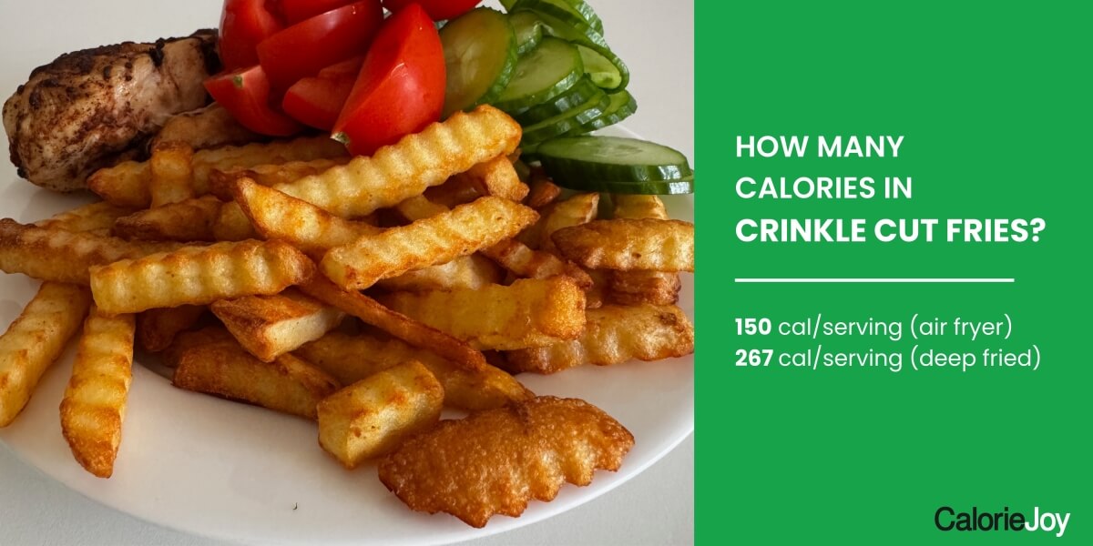How Many Calories in Crinkle Cut Fries? (Deep Fried vs Air Fryer)