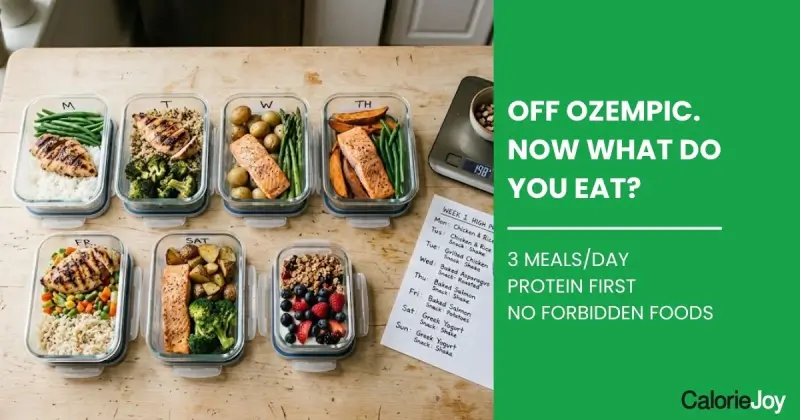 What to Eat After Stopping Ozempic (GLP-1 Maintenance Food Guide)