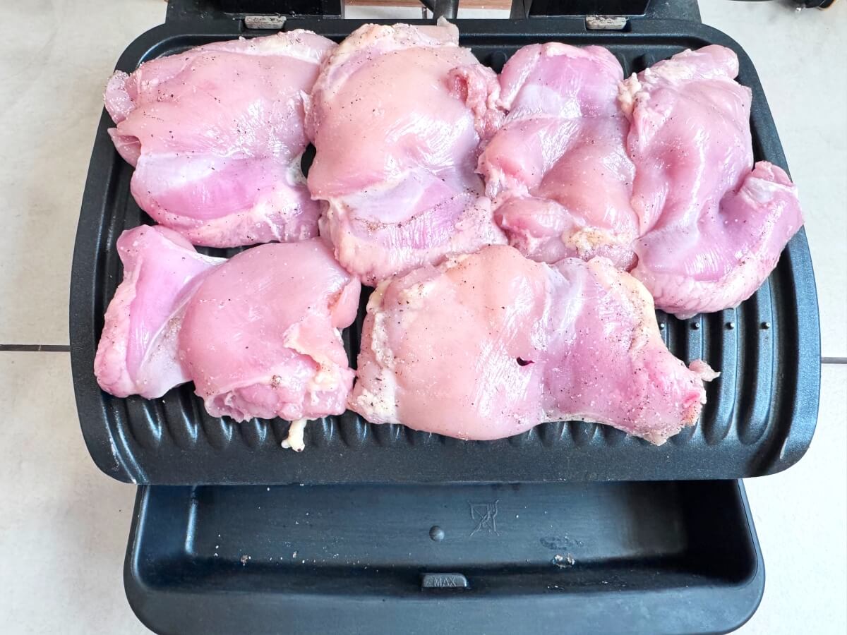 Grill the thighs